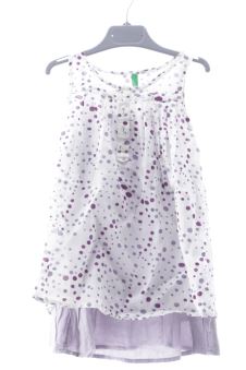 Aufwändiges Kleid 92 Benetton