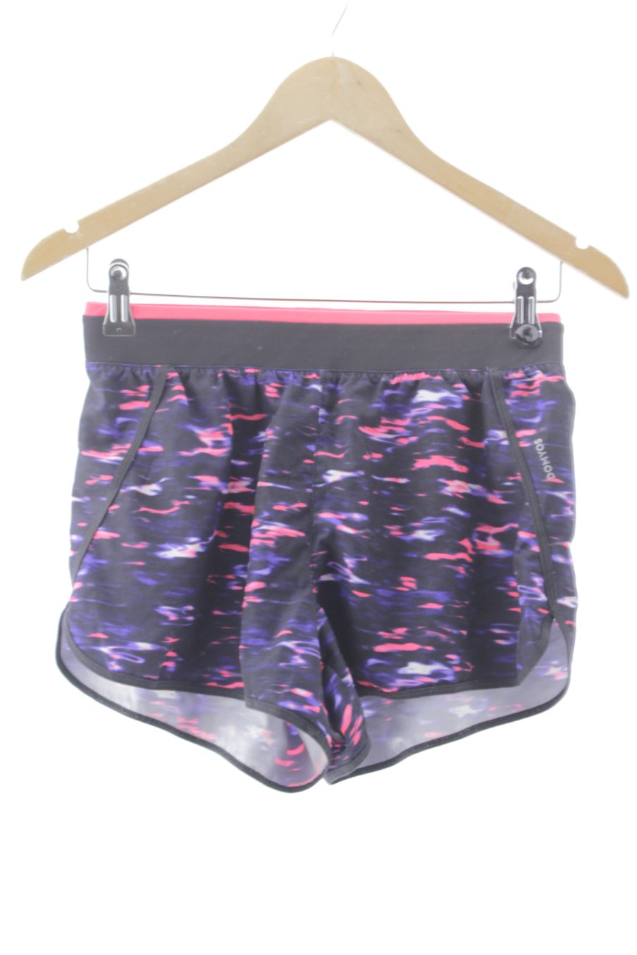 Kurze Sporthose von Domyos (DECATHLON) Größe S, Farbe Aufdruck, für