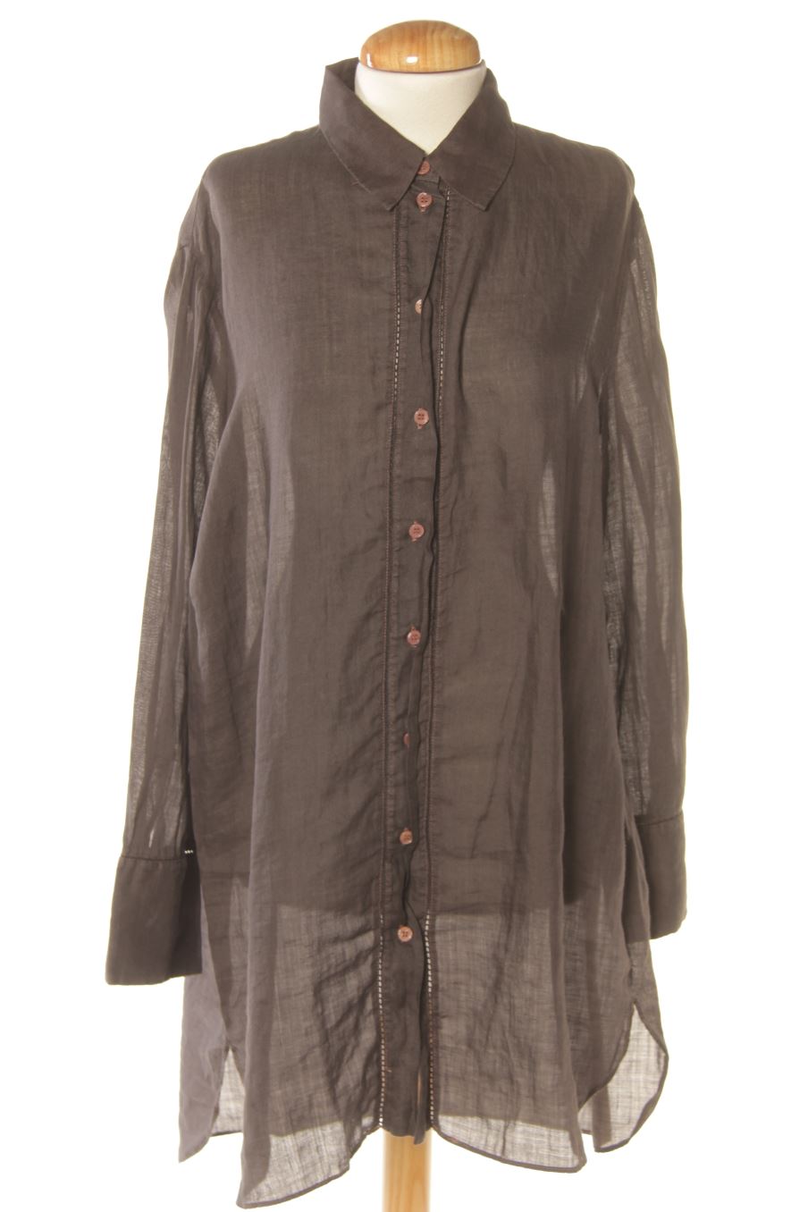 Camicia de Zara de la talla M, de color grigio