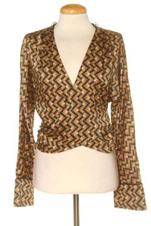 Blusa a maniche lunghe