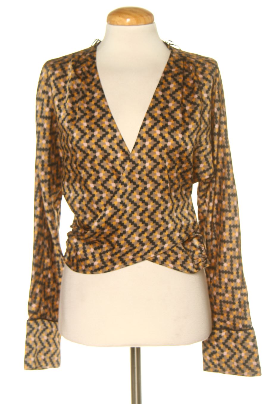 Blusa a maniche lunghe de Zara de la talla S, de color stampato