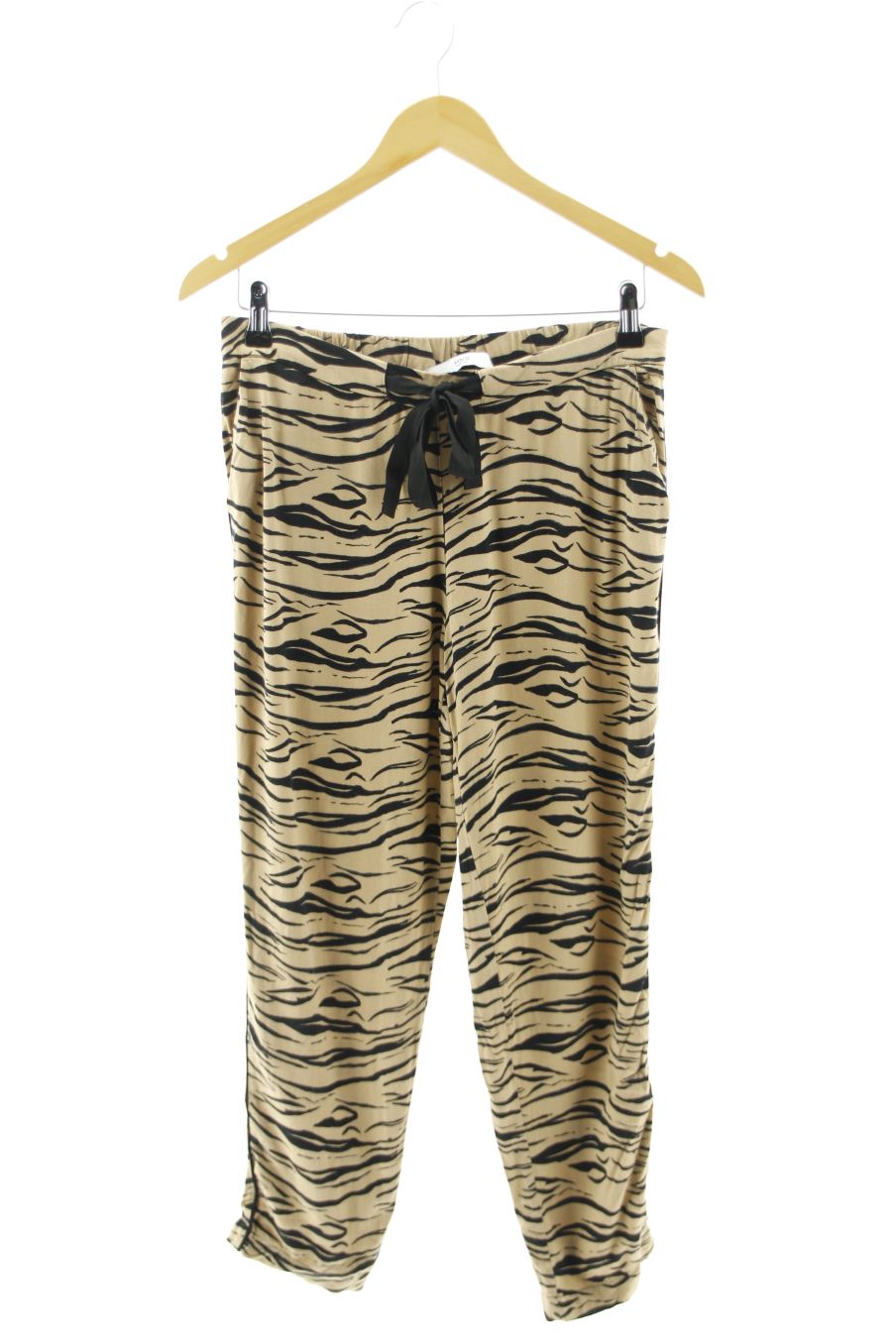 Pantalón Casual de Mango de la talla M, de color animal print