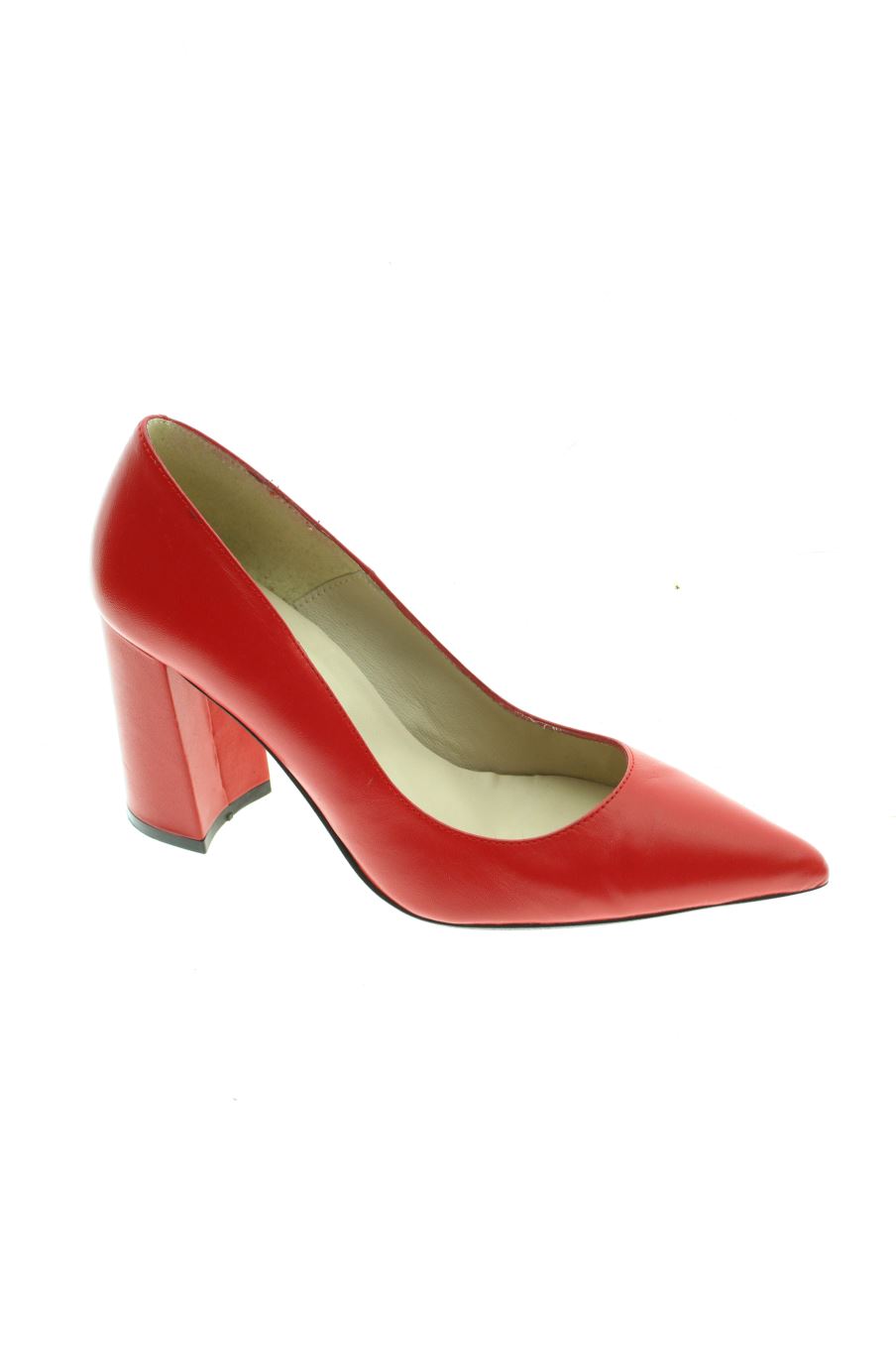 Zapatos de tacon de Sandra Morales de la talla 38, de color rojo de