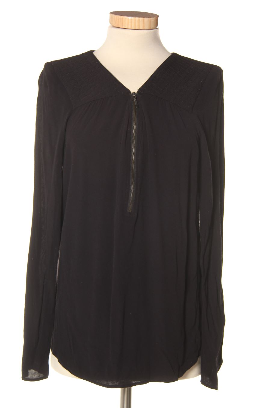 Blouse à manches longues Naf Naf de la taille 38, de couleur noir