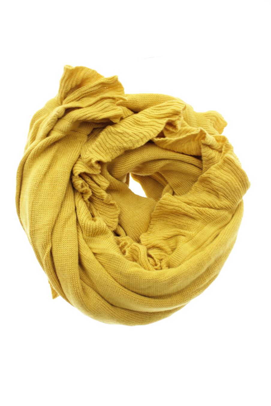 Bufanda de PERCENTIL de la talla Única, de color mostaza