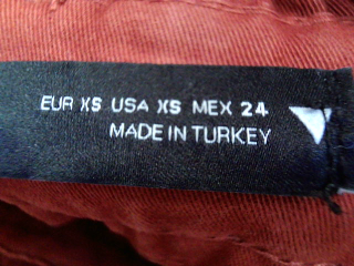 Vaqueros de Zara de la talla XS, de color marrón de ropa vaquera