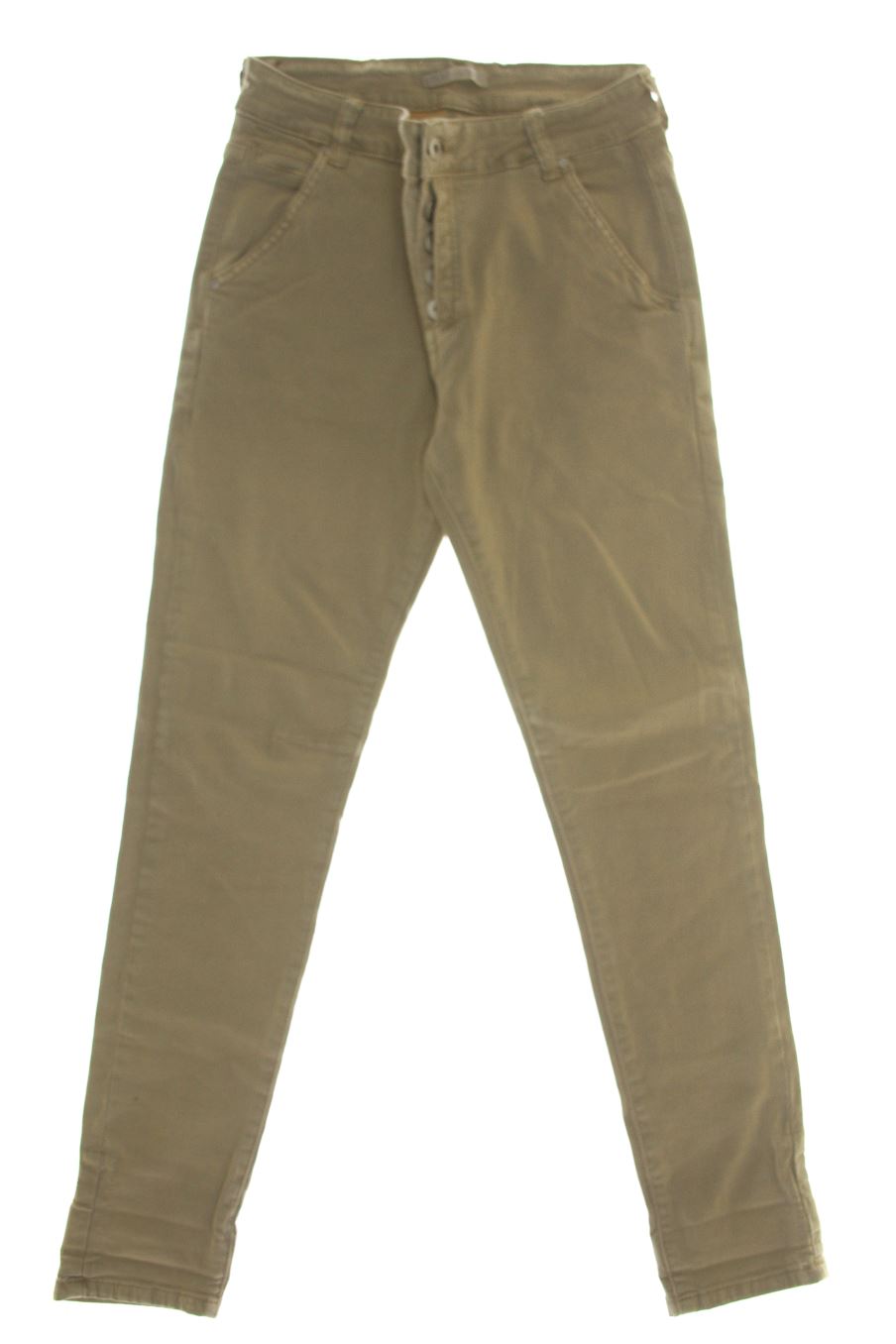 Jeans von Place du jour Größe 38, Farbe Beige, aus Jeanskleidung für