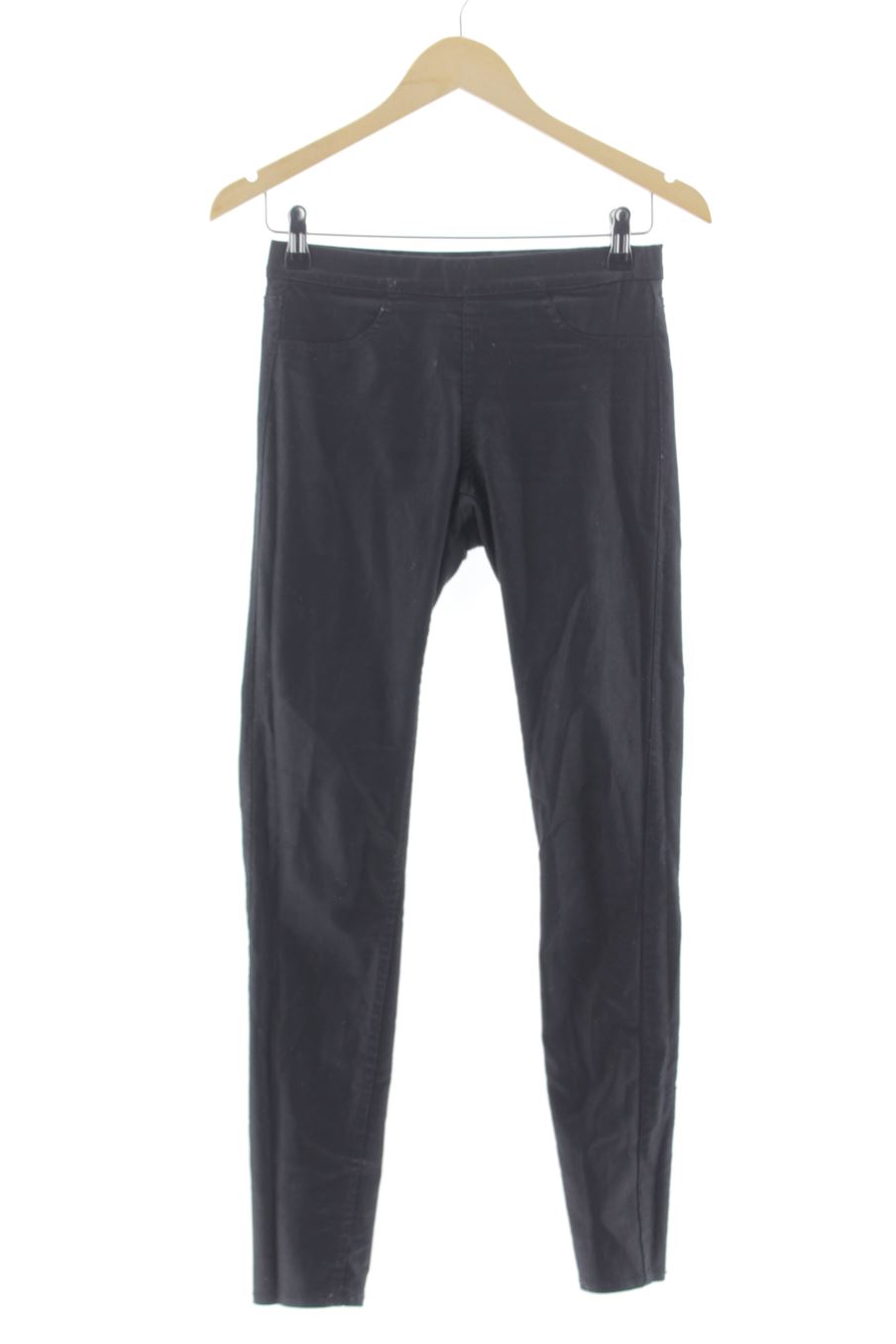 Vaquero de H&M de la talla 34, de color negro de ropa vaquera