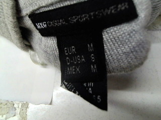 Aufwändiger Rock von Mango Größe M, Farbe Grau, für