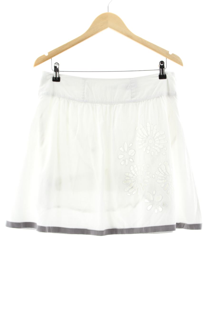 Jupe Promod de la taille 40, de couleur blanc