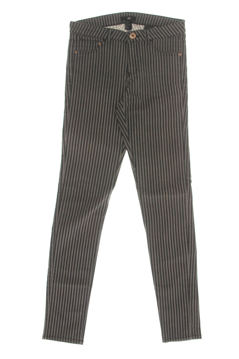 Jeans H&M de la taille 36, de couleur rayures de denim