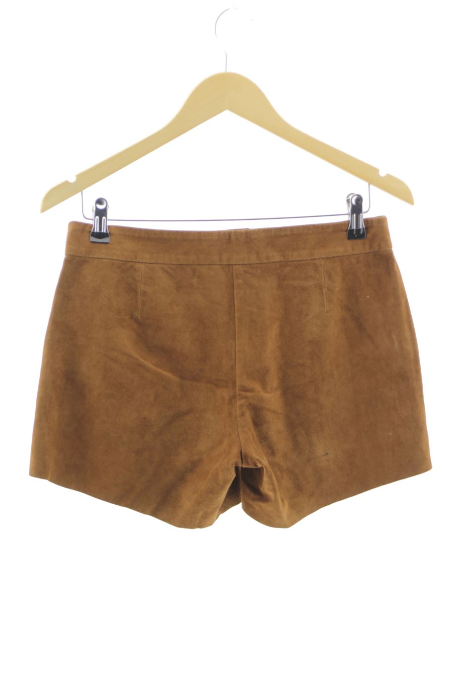 Shorts Monoprix de la taille 36, de couleur marron de cuir et daim