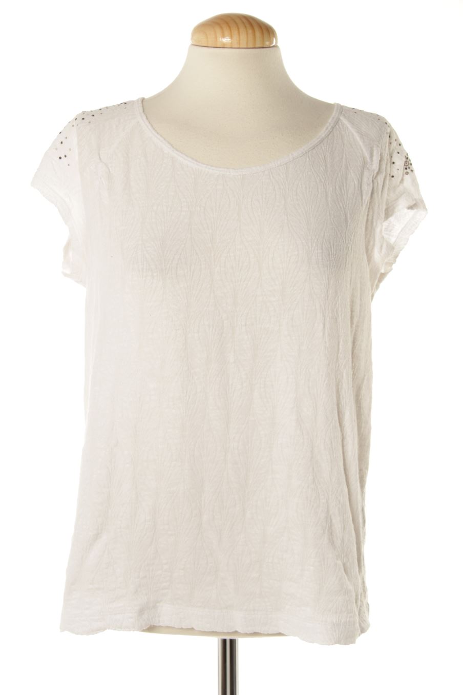 T-shirt One step de la taille 42, de couleur blanc