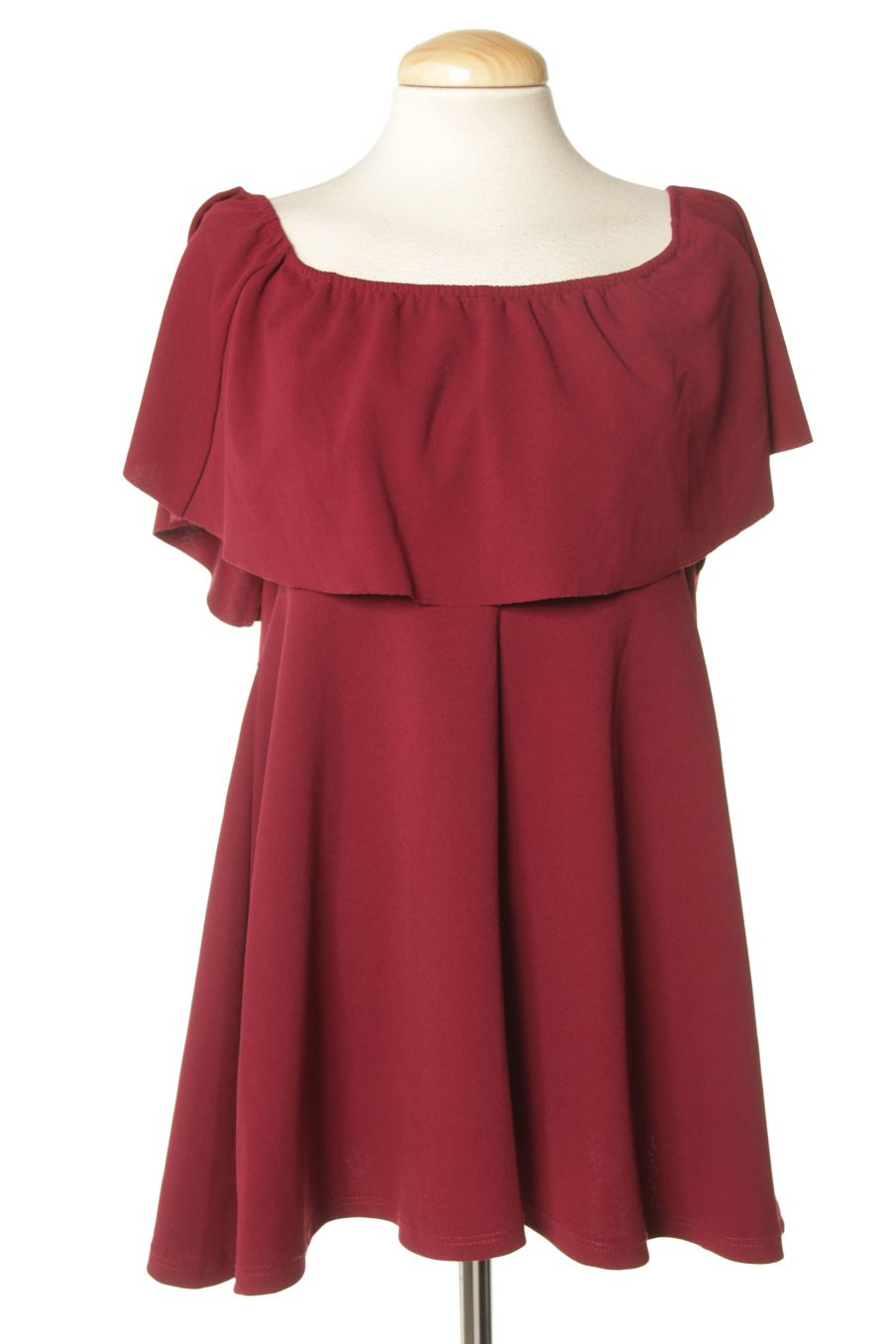 Robe casual Made in italy de la taille S, de couleur bordeaux