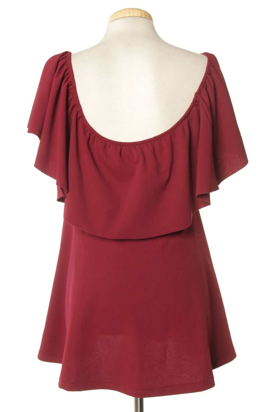 Robe casual Made in italy de la taille S, de couleur bordeaux