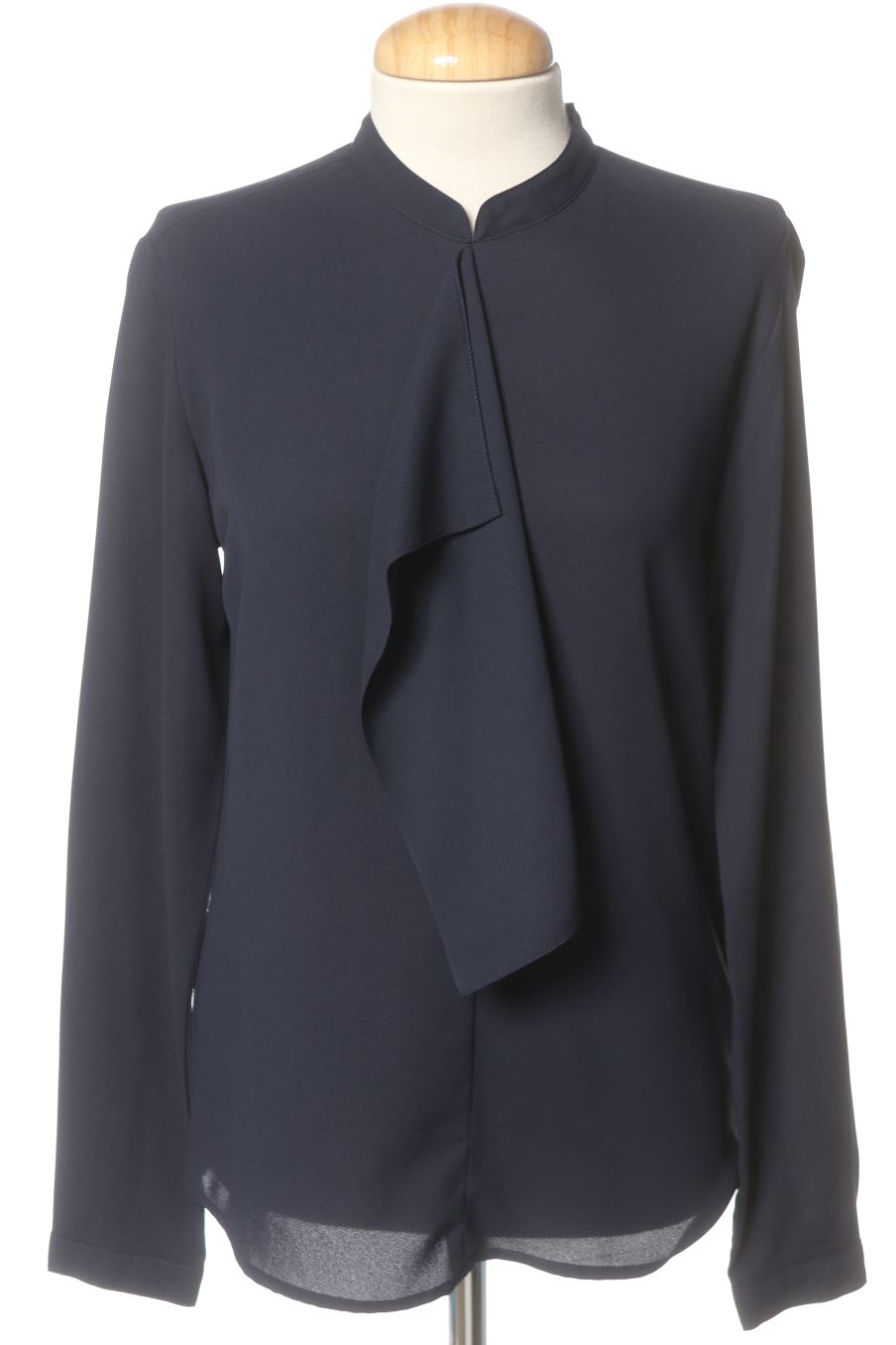 Blouse à manches longues Esprit de la taille 36, de couleur bleu marine