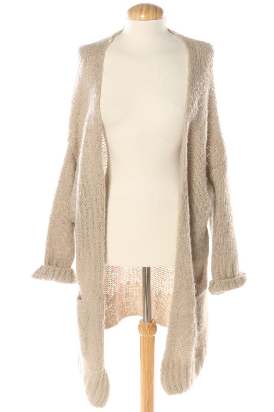 Gilet ameé de la taille Taille unique, de couleur beige