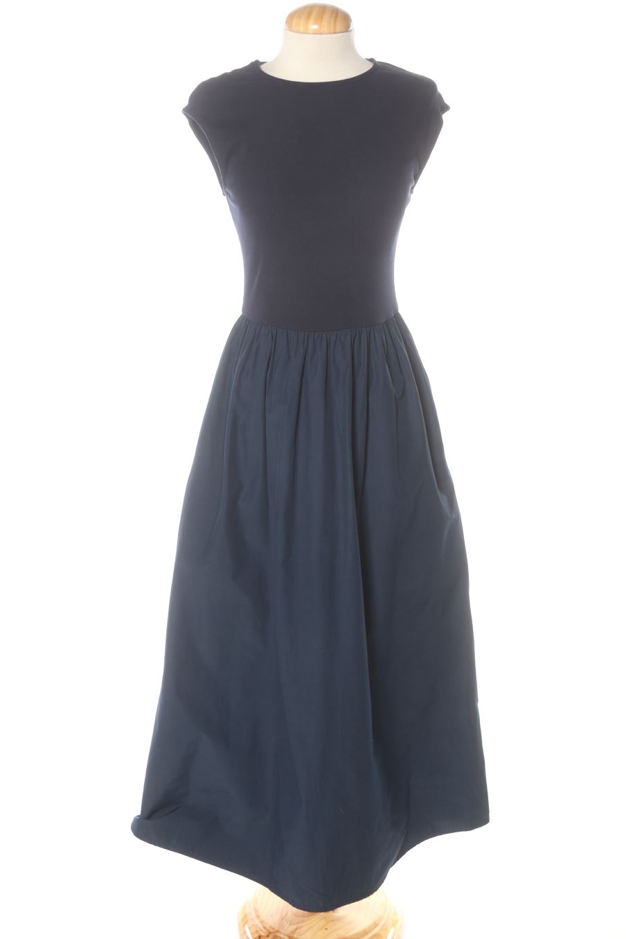 Vestido casual de Stradivarius de la talla S, de color azul marino