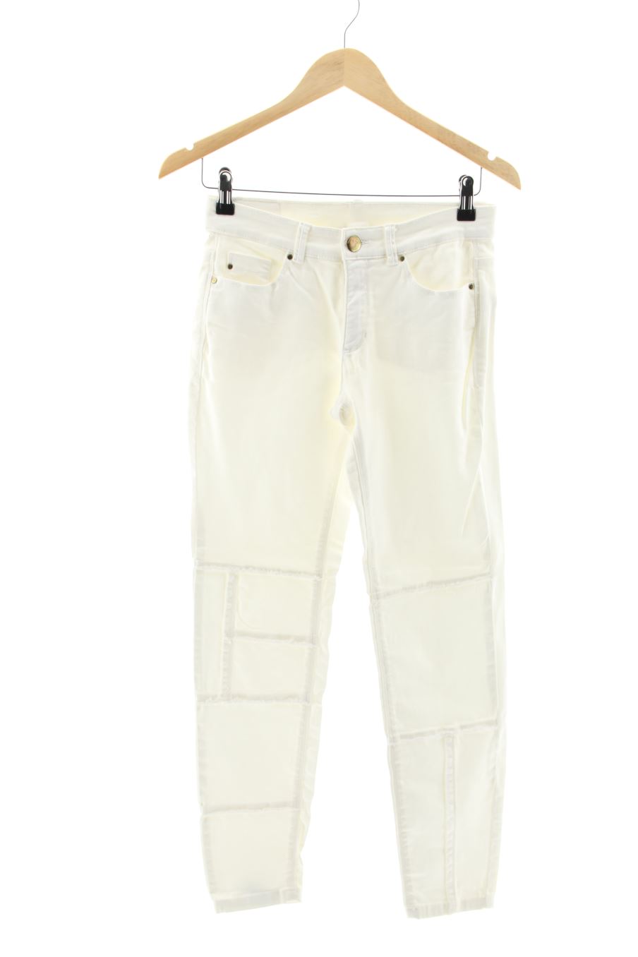 Jeans Yessica (C&A) de la taille 38, de couleur blanc de denim
