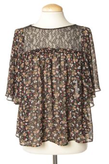 Blusa de manga corta S Zara, foto 1 de 2
