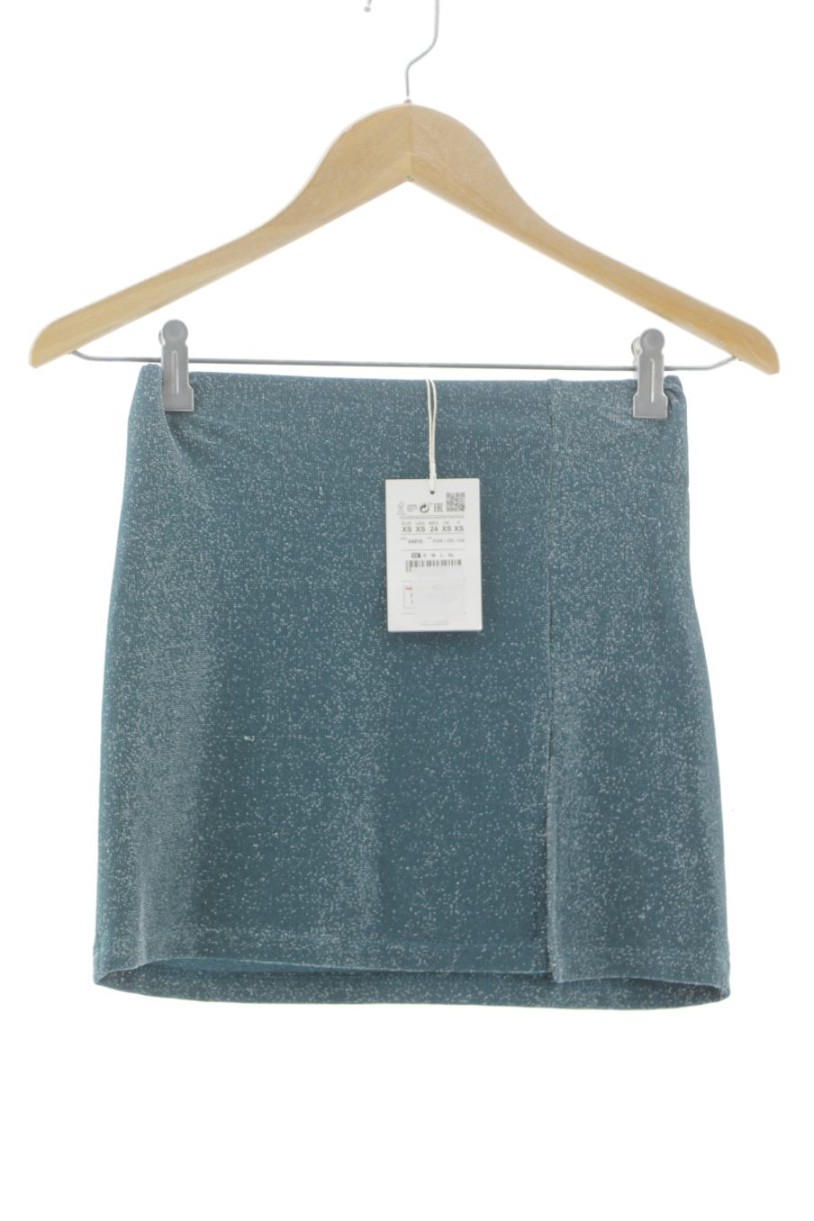 Jupe Pull & Bear de la taille XS, de couleur vert