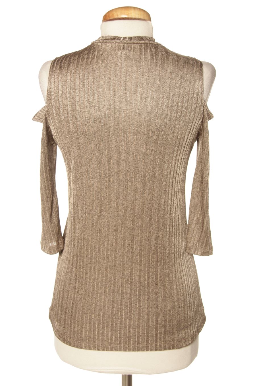 Camiseta de Stradivarius de la talla S, de color dorado