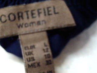 Pantaloni casual de Cortefiel de la talla L, de color blu oltremare