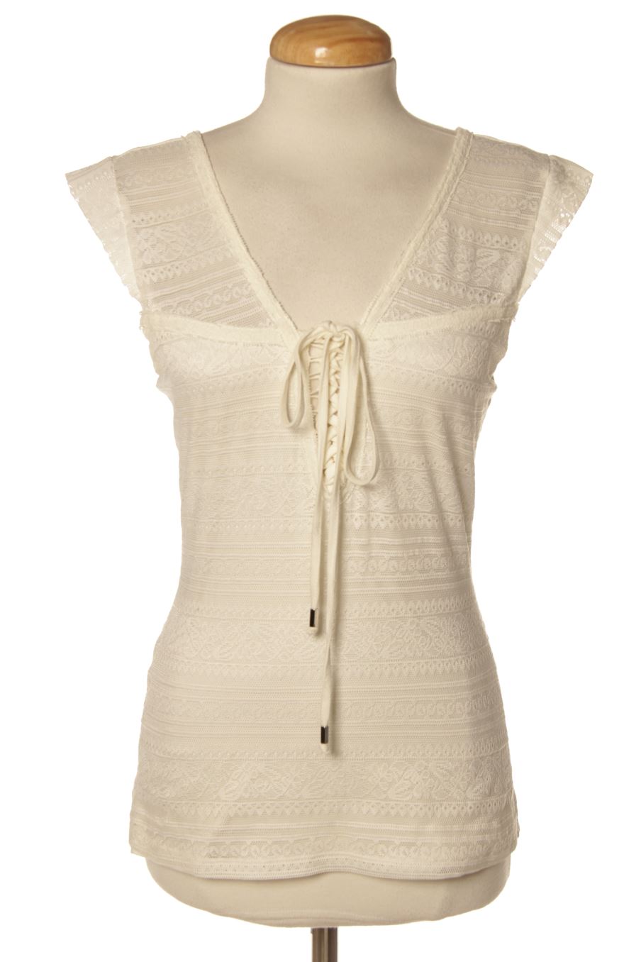 Top de Morgan de toi de la talla S, de color blanco
