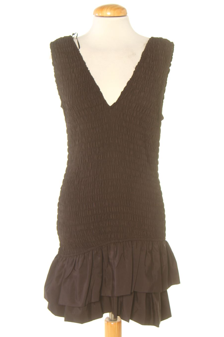 Robe casual Zara de la taille M, de couleur noir
