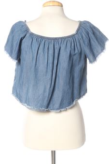 Blouse à manches courtes L Bershka