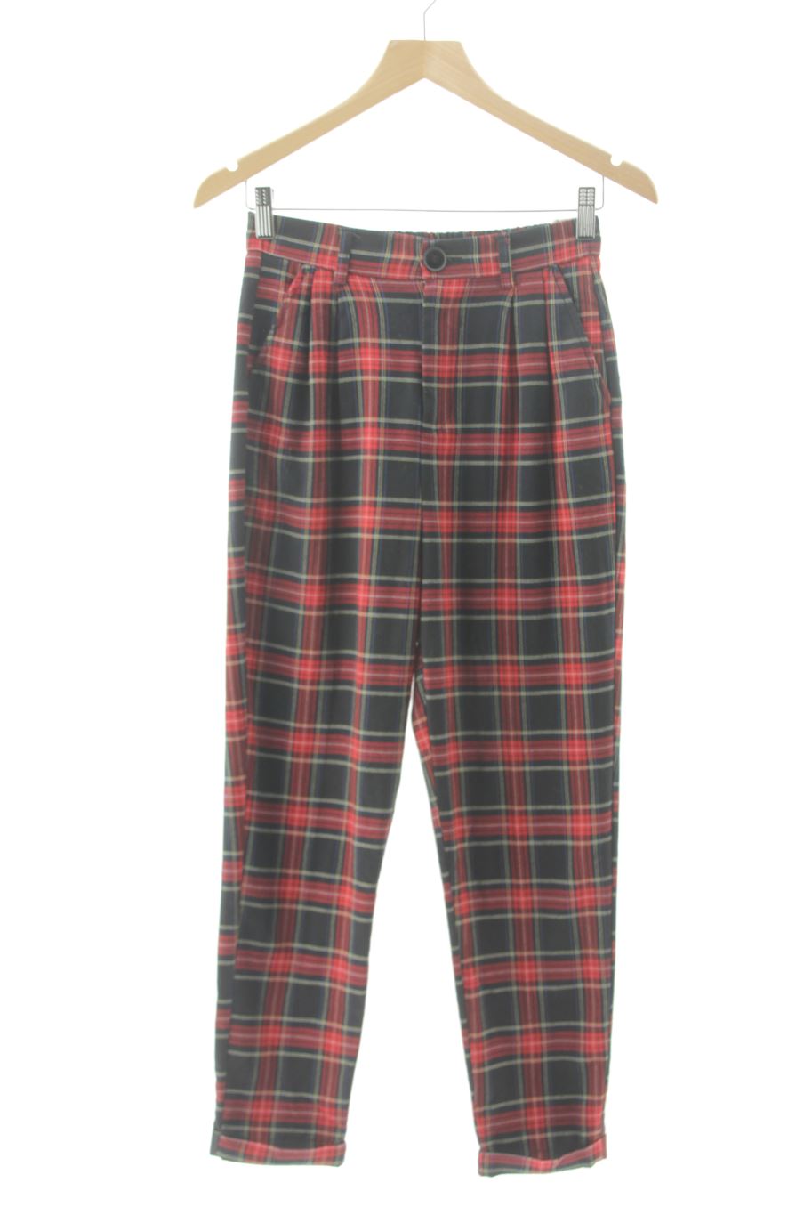 Hose von Bershka Größe S, Farbe Kariert, für