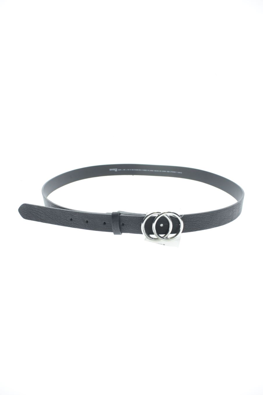 Cinturón de H&M de la talla L, de color negro de sintético