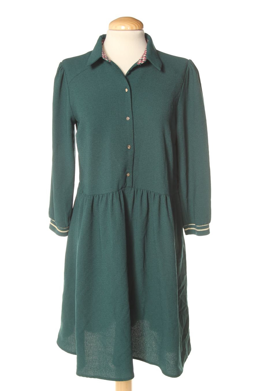 Vestido casual de Naf Naf de la talla 38, de color verde