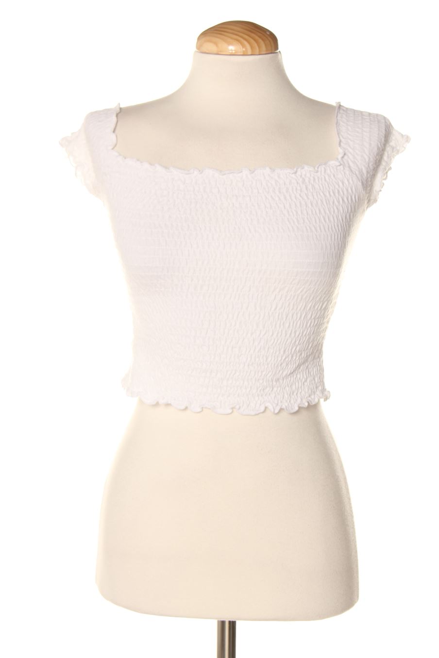 Top de Stradivarius de la talla S, de color blanco