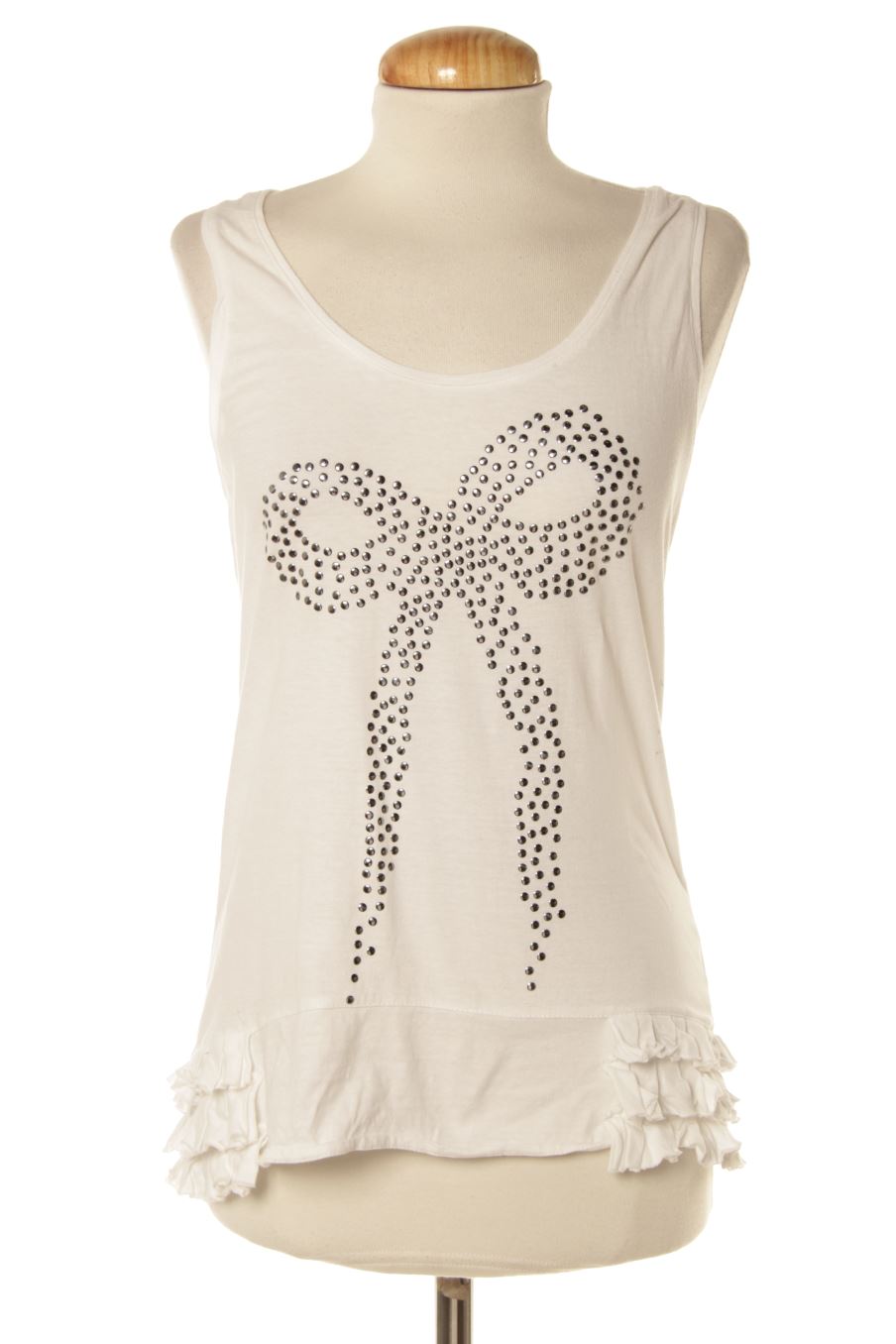 Maglietta senza maniche de La redoute de la talla 38, de color bianco