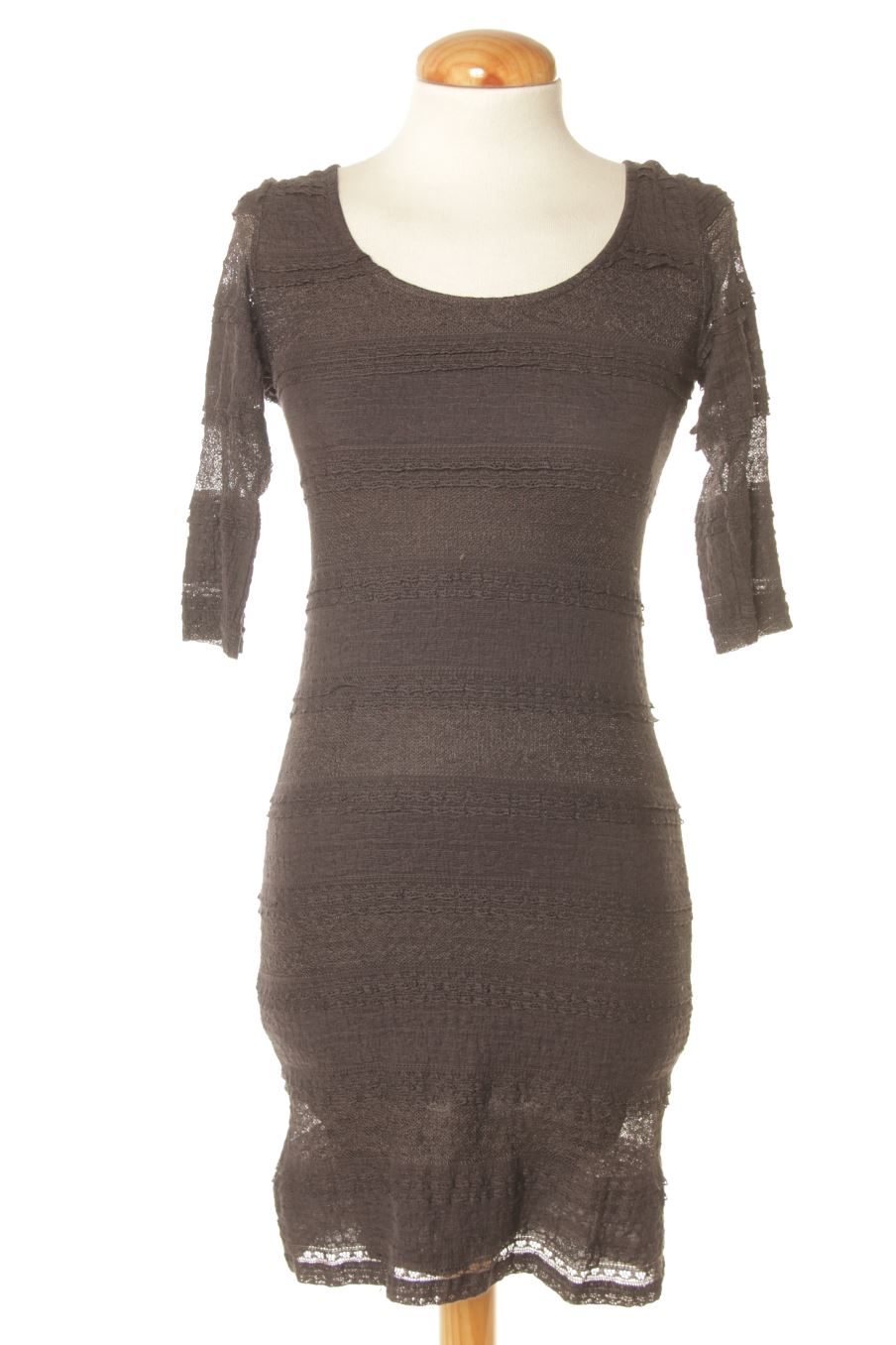 Robe casual Bershka de la taille M, de couleur gris