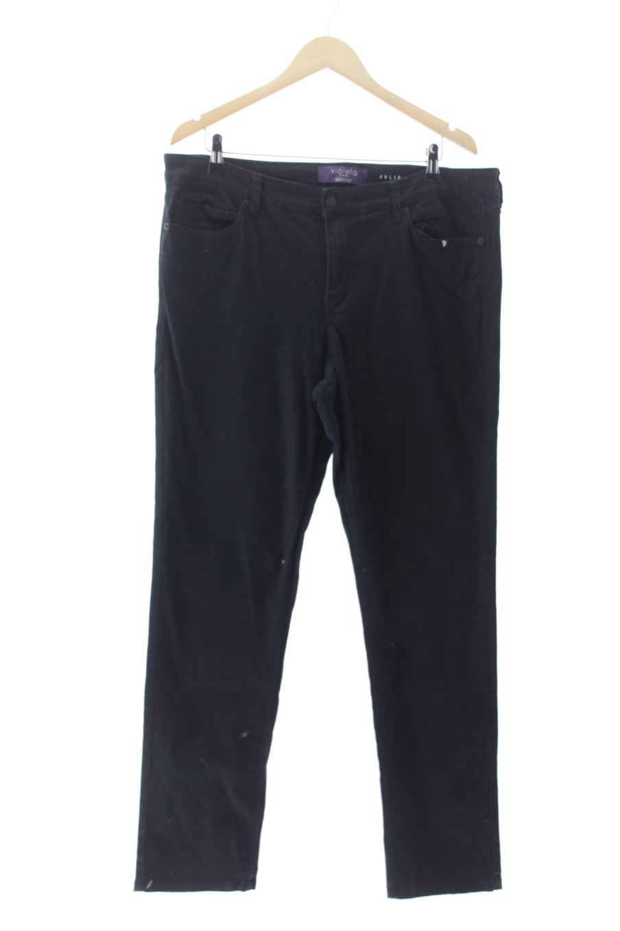 Jeans Violeta (by Mango ) de la taille 52, de couleur noir de denim