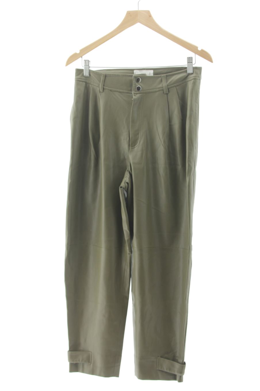 Pantalon Mango de la taille 40, de couleur vert
