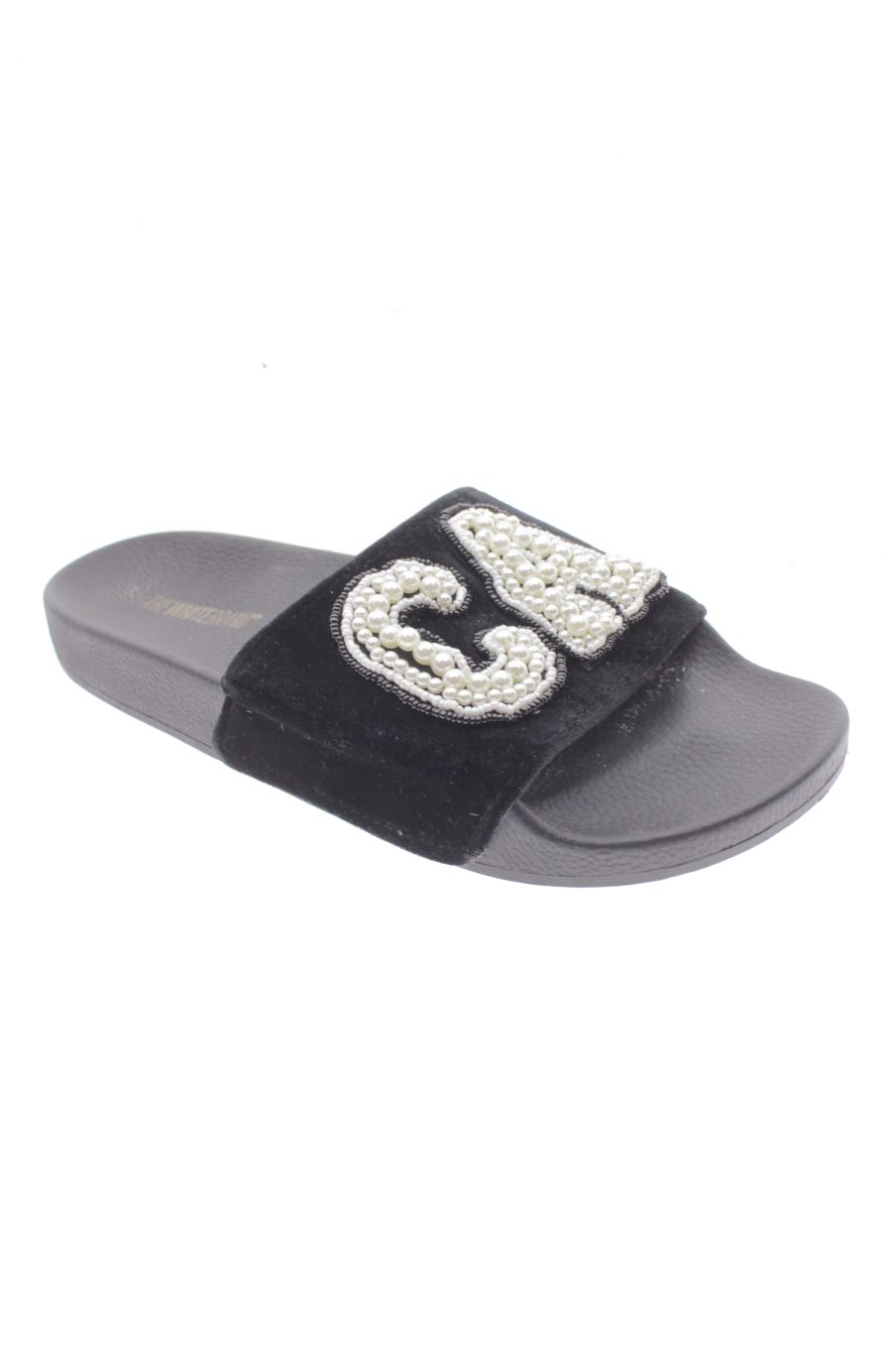 Chanclas de The White Brand de la talla 39, de color negro de