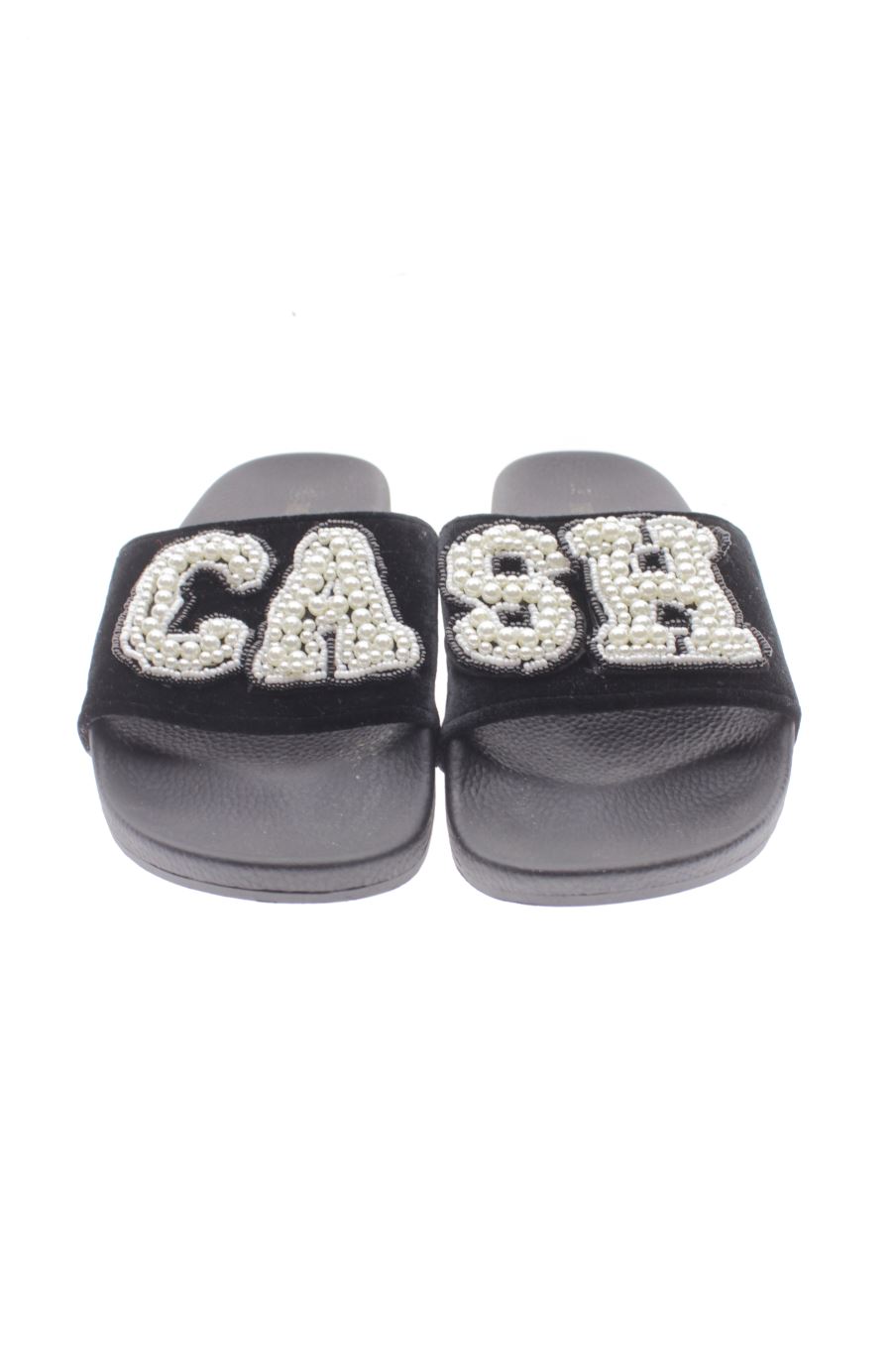 Chanclas de The White Brand de la talla 39, de color negro de