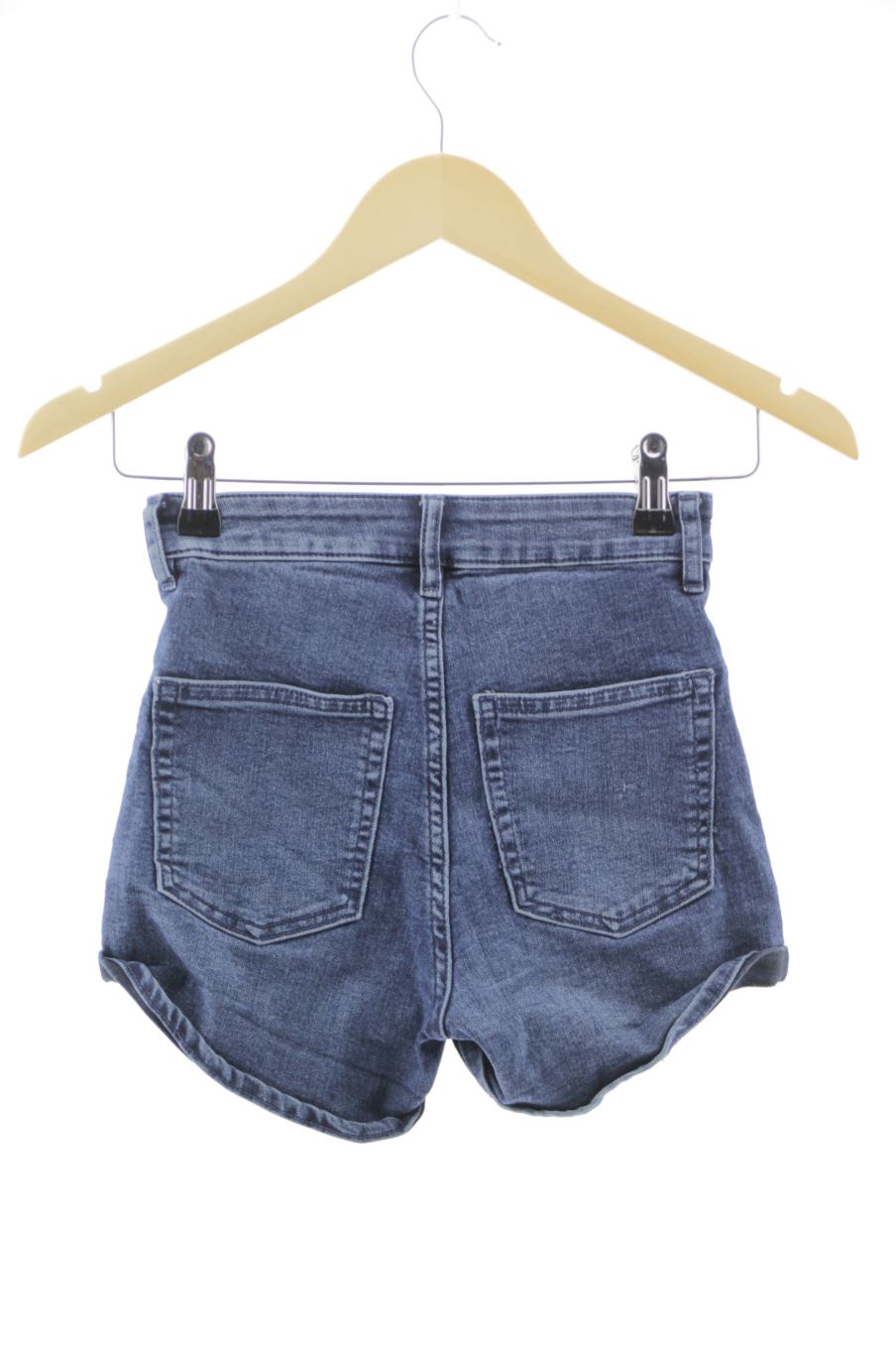 Shorts H&M de la taille 32, de couleur bleu de denim