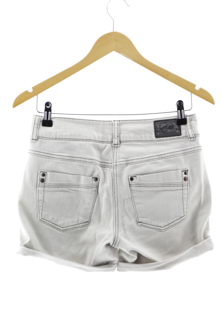 Shorts Camaieu de la taille 36, de couleur gris de denim