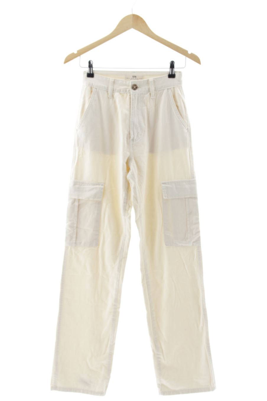 Jeans Stradivarius de la taille 34, de couleur beige de denim