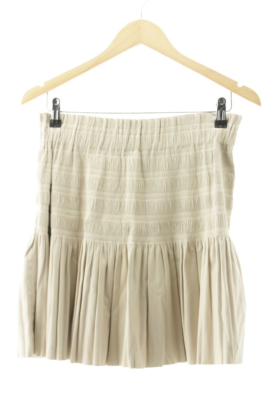 Jupe Zara de la taille M, de couleur beige de synthétique
