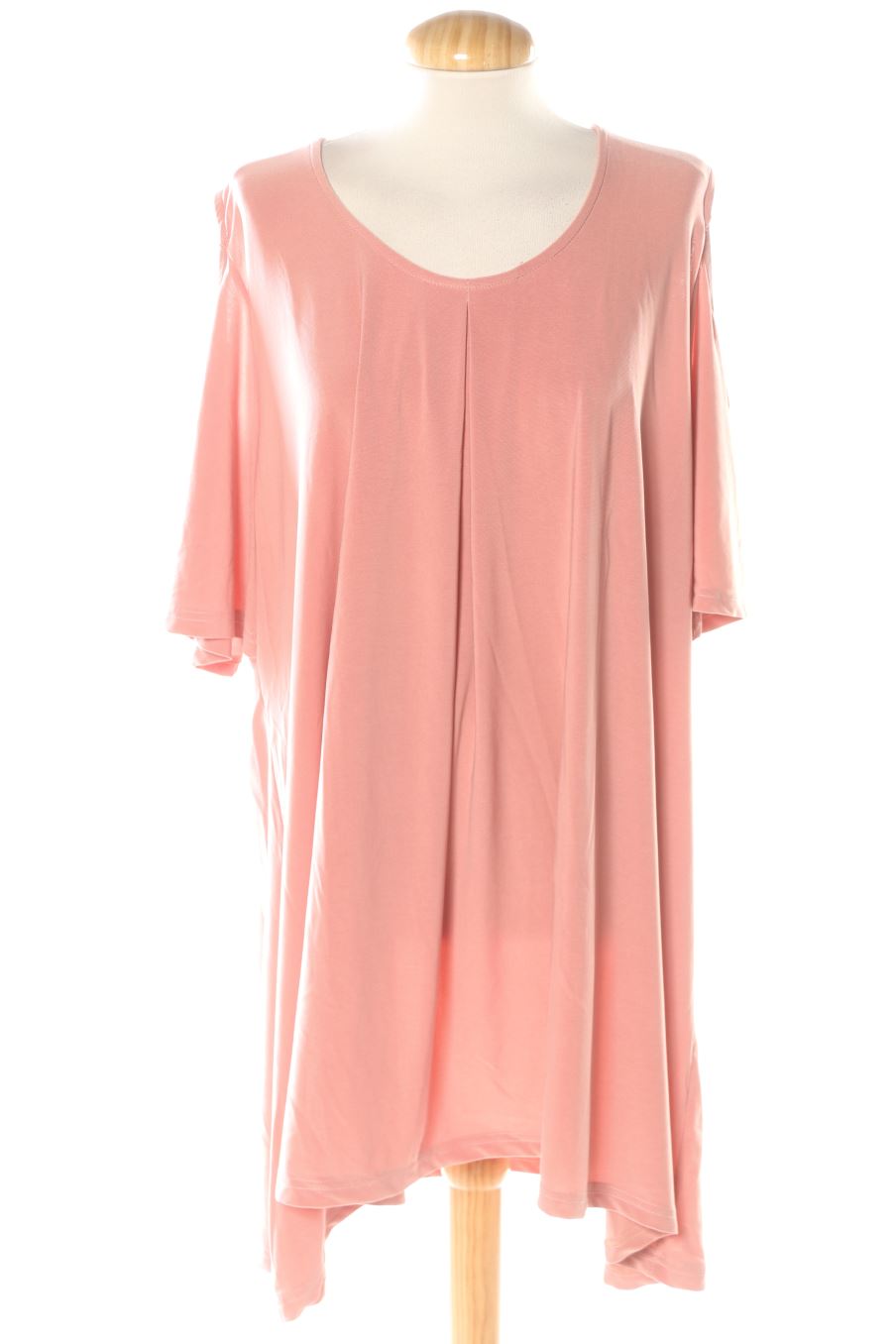 Blusa de manga corta de 2W PARIS de la talla 50, de color rosa