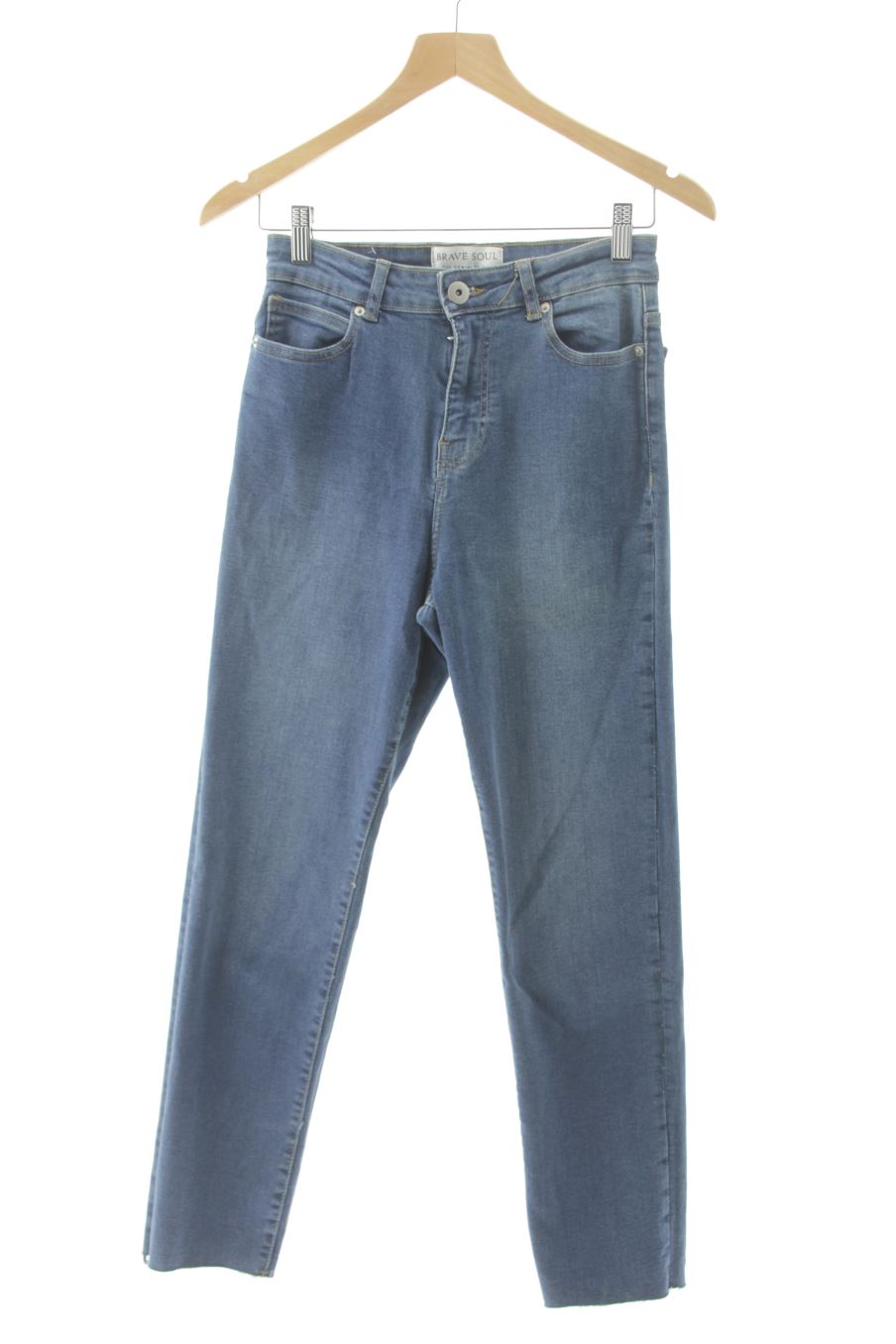 Jeans von Brave Soul Größe 34, Farbe Blau, aus Jeanskleidung für