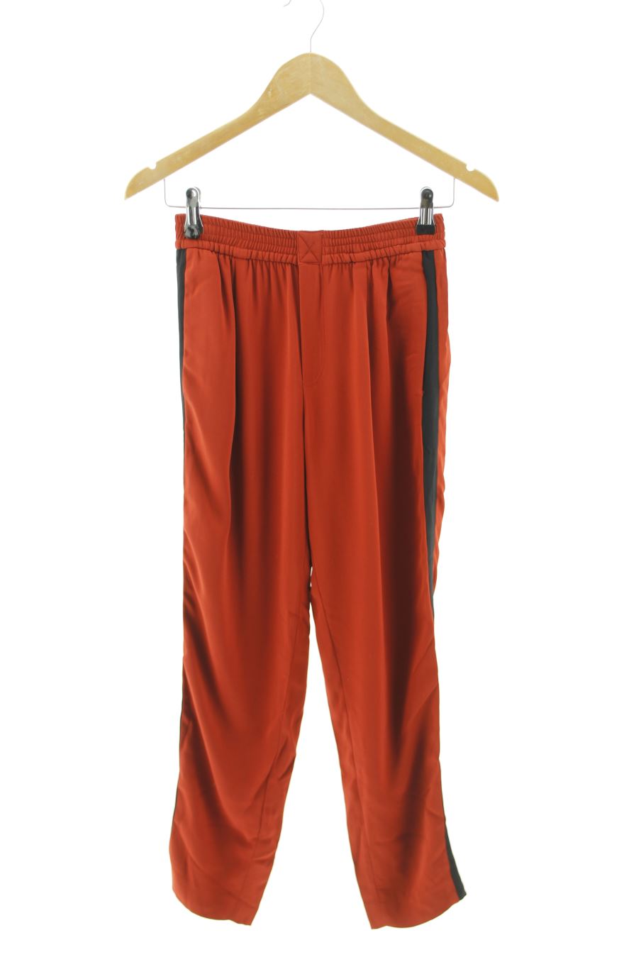 Pantalones de Zara de la talla XS, de color marrón