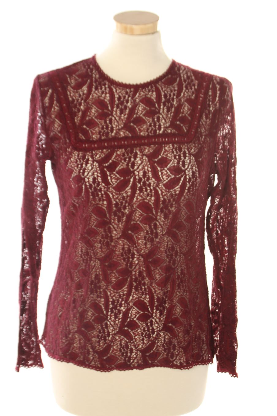 Blouse à manches longues Strada de la taille M, de couleur bordeaux