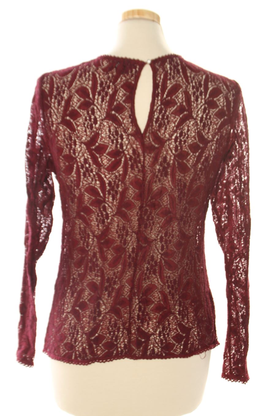 Blouse à manches longues Strada de la taille M, de couleur bordeaux