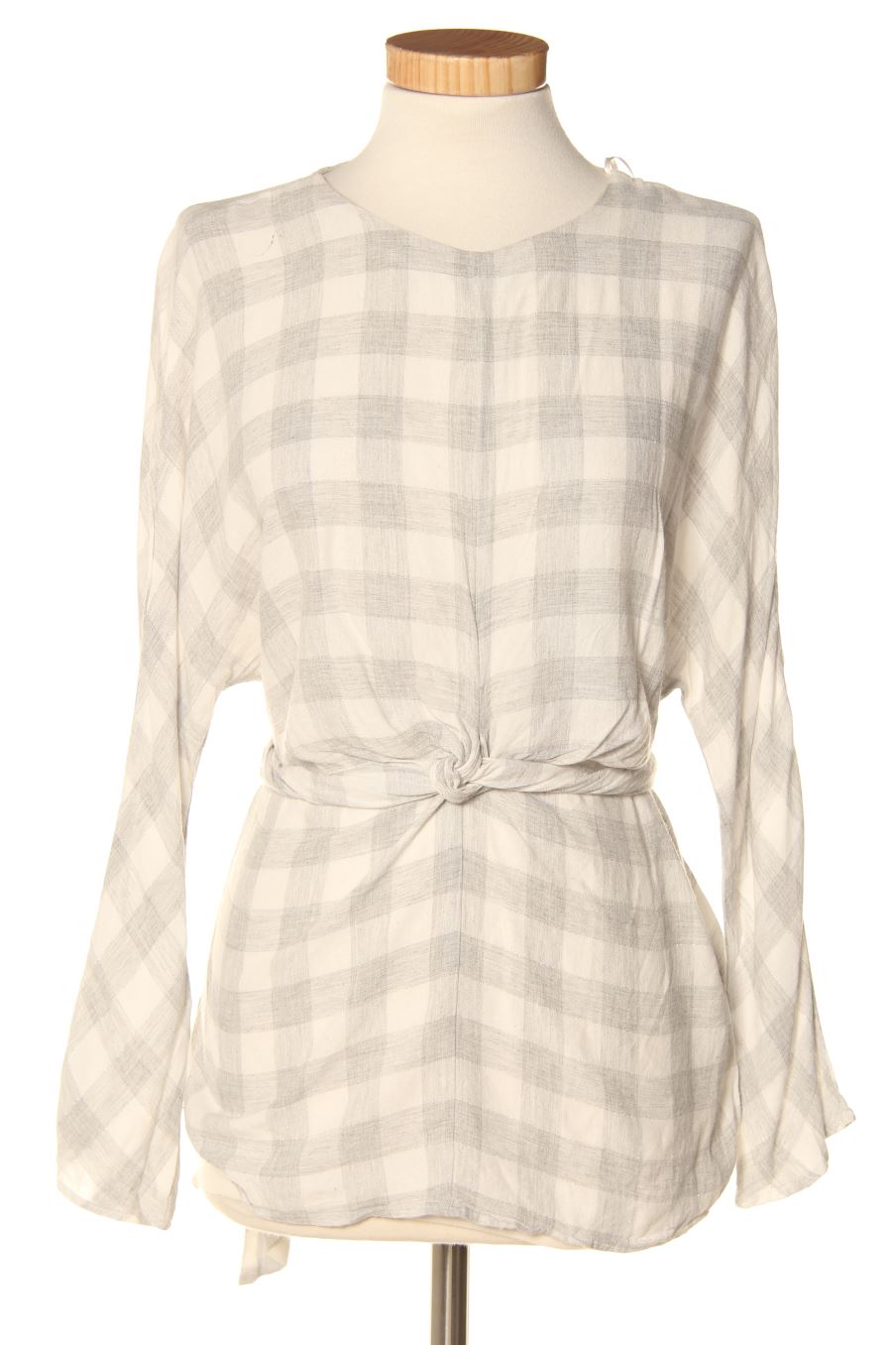 Blouse à manches longues Amitié de la taille S, de couleur carreaux